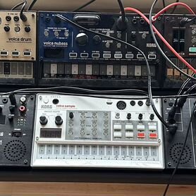 Korg volca sample2,fm2, drum,nubass,mixer