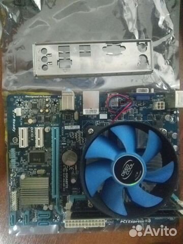 Материнская плата 1155 с процессором и ddr3 4g