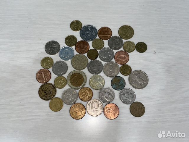 Монеты разных стран (с повторами)