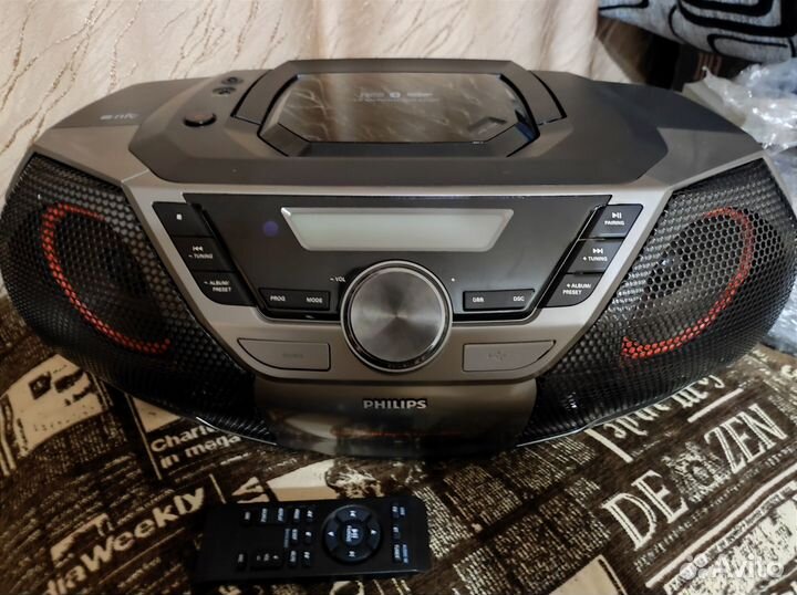 Магнитола Philips AZ700T BT/NFC/USB/CD/MP3/FM/AUX