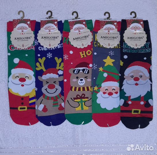 Новогодние носки