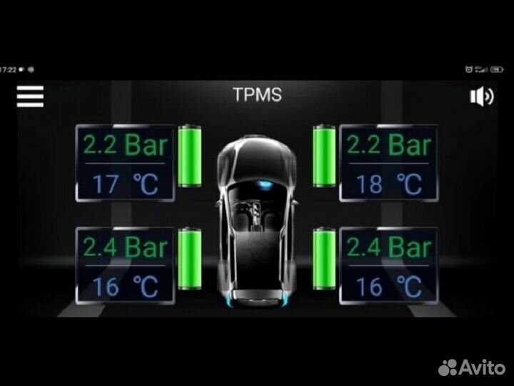 Tpms Датчики давления в шинах для Android