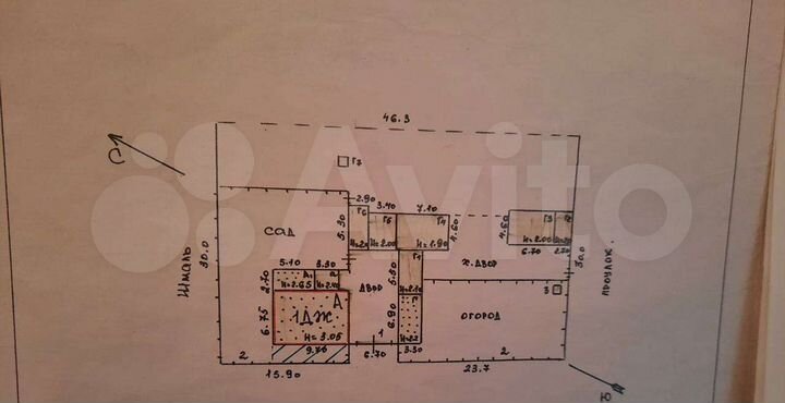 Дом 69,1 м² на участке 10 сот.