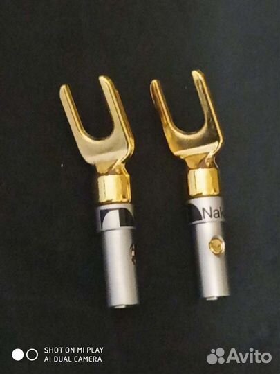 Разъемы акустические, лопатки, Nakamichi