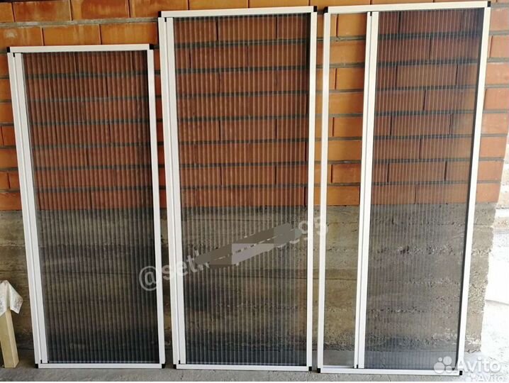 Раздвижная Москитная Сетка-Plisse на окна и двери