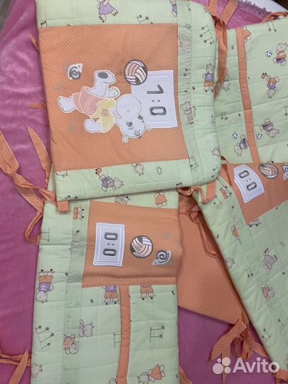 Бортики в кроватку