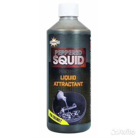 Dynamite baits Peppered squid liquid 500ML