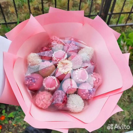 Букет клубника в шоколаде 