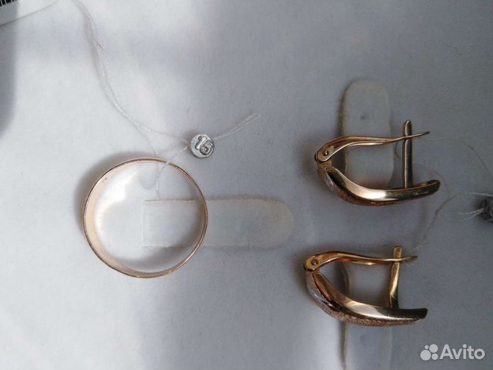 Серьги, кольца