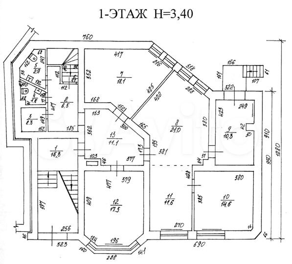 Свободного назначения, 539.1 м²