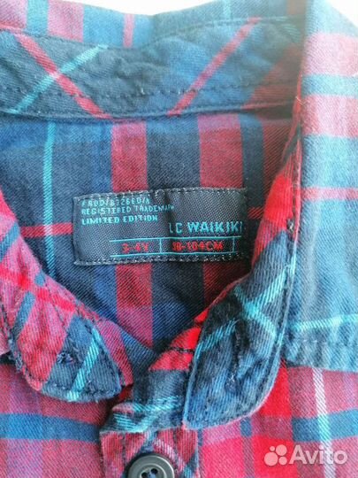 Рубашка waikiki LC размер 3-4 года