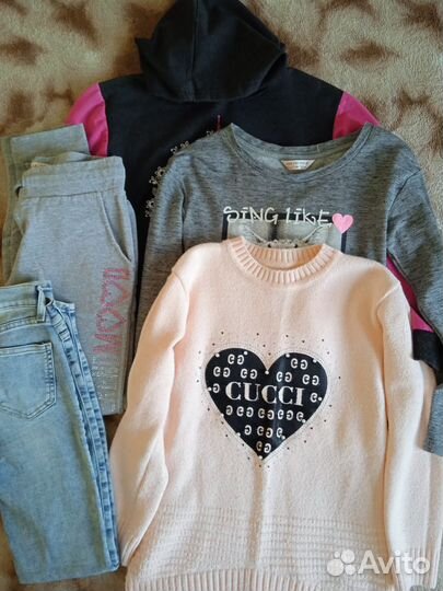 Вещи пакетом на девочку 10-12 лет