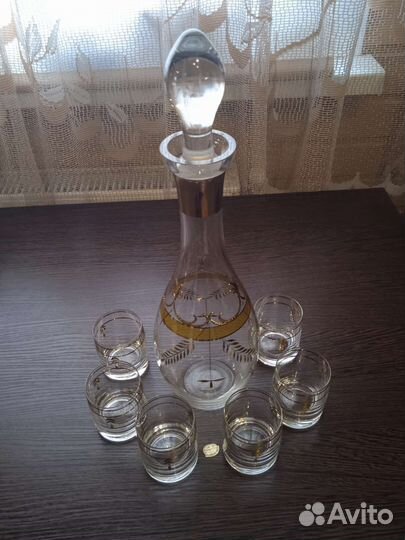 Графин и стаканчики, Чехия, Bohemia