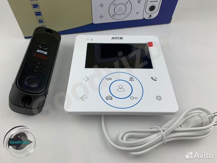 Видеодомофон с замком для частного дома