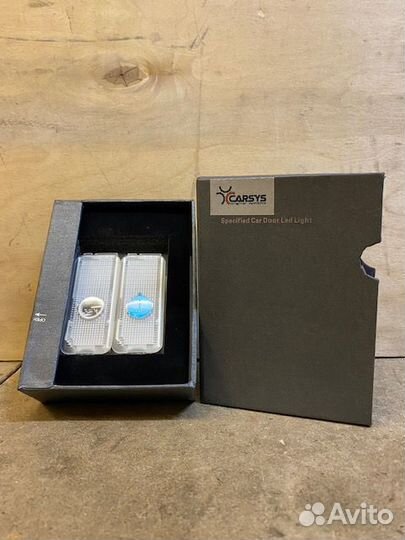 LED проекция в двери для Peugeot 408 2010-2013г