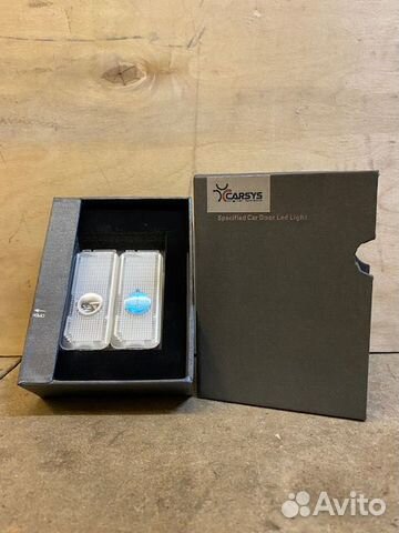 LED проекция в двери для Peugeot 408 2010-2013г