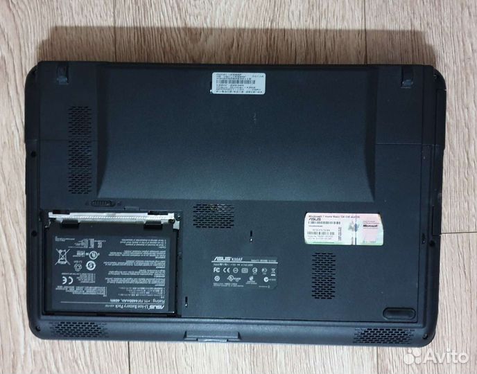 Корпус, плата, охлад asus k50af