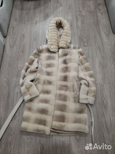 Шуба мутоновая 46 48 размер белая