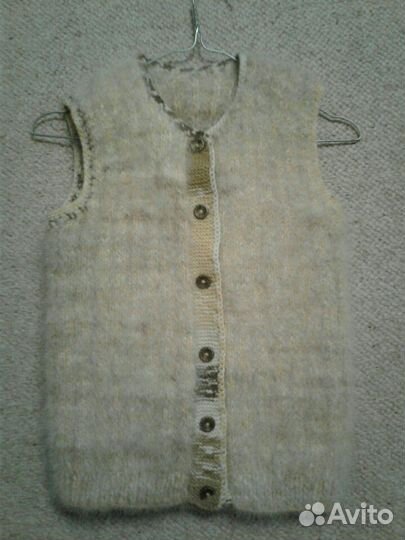 Жилетка из собачьей шерсти