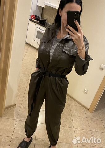 Кожаный комбинезон
