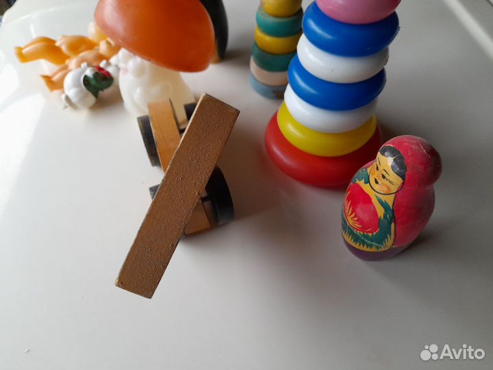 Игрушки СССР деревянные пластиковые винтаж
