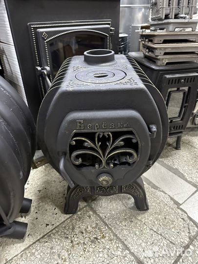 Печь чугунная отопительно-варочная