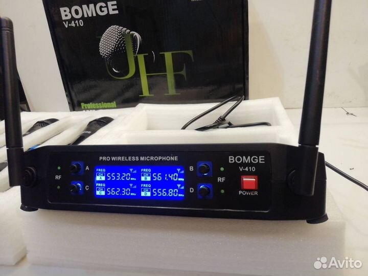 Радиомикрофон база + 4 микрофона