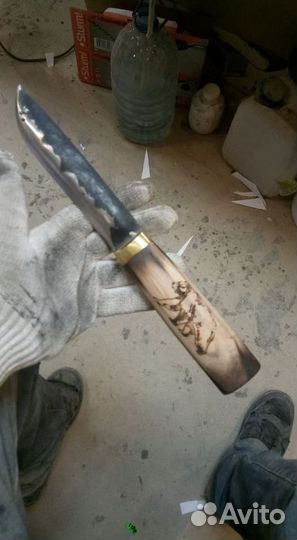 Нож охотничий Кованый