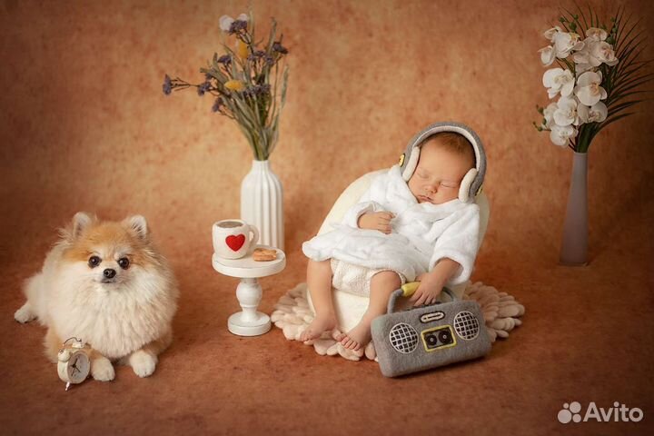 Фотосессия новорожденного