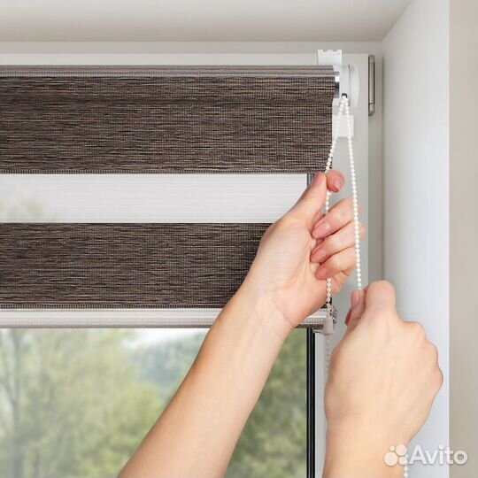 Рулонные шторы день/ночь 