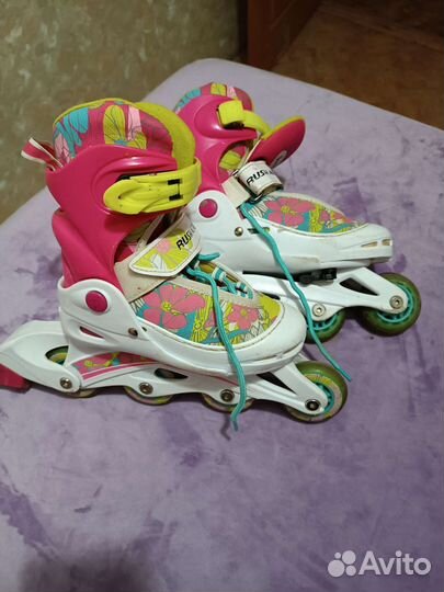 Роликовые коньки детские раздвижные