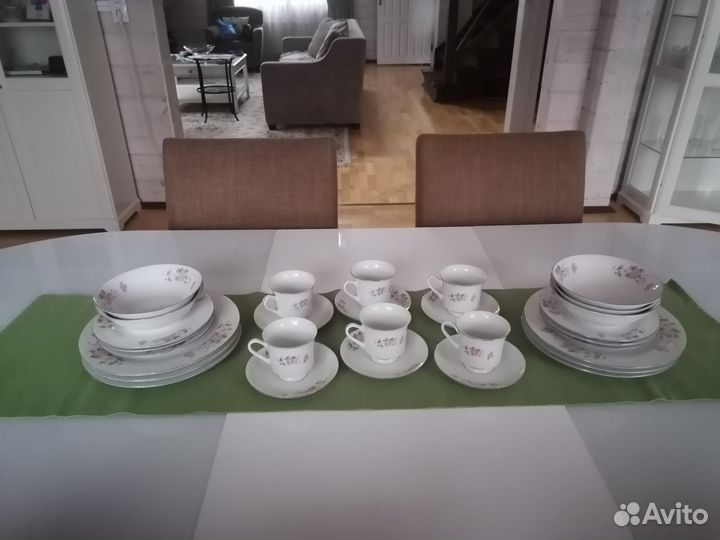 Столово - чайный сервиз винтаж оригинал