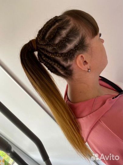 Плетение кос с канекалоном
