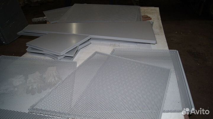 Перфорированные фасадные кассеты открытого типа