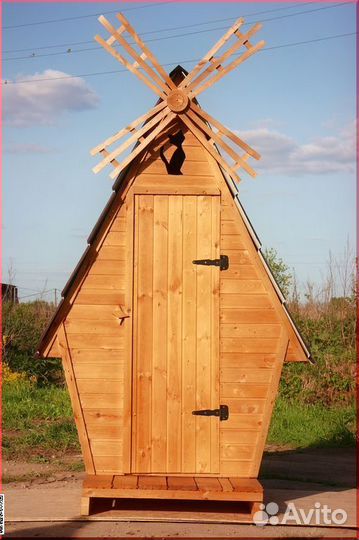 Дачный туалет с установкой KEY674