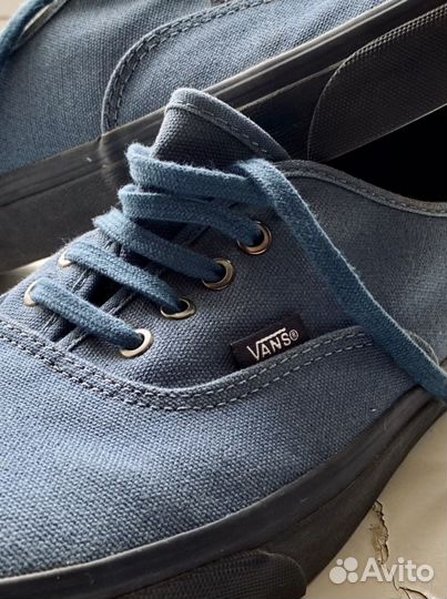 Большой размер кеды Vans authenticBlueAshParisian