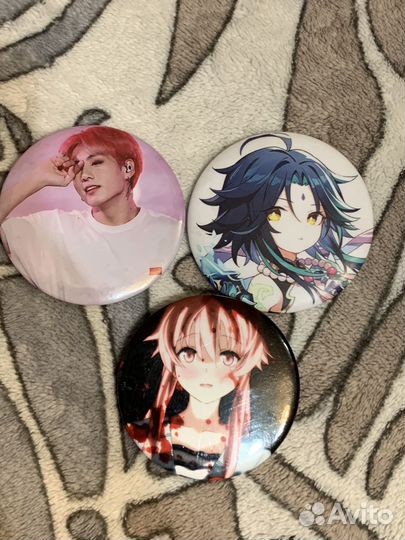 Значки аниме kpop bts