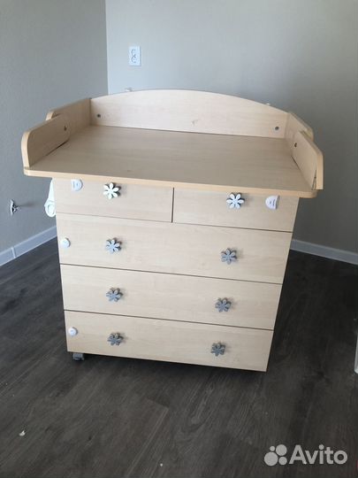 Десткий комод пеленальный стол