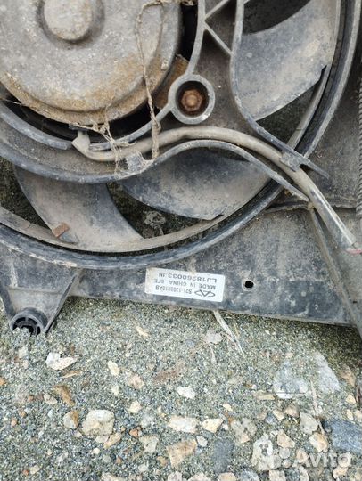 Диффузор с вентиляторами Chеry Indis S18D 1.3 Чepи