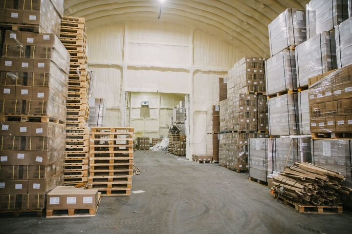 Теплый склад, 800 м²