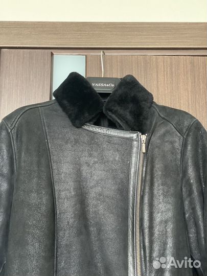 Дубленка натуральная женская 46 длинная