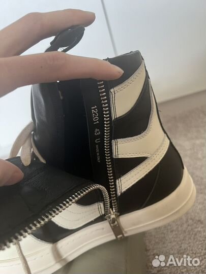 Rick owens geobasket dunk