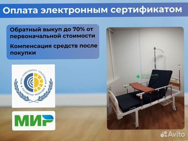 Кровать медицинская функциональная