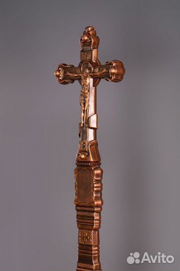 Могильный крест с подставкой