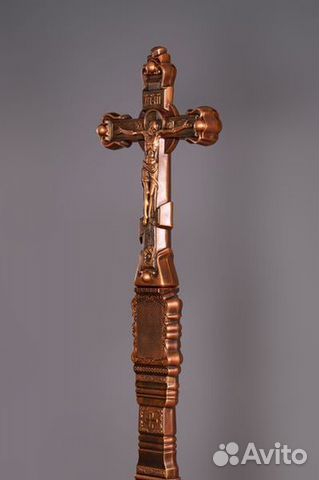 Могильный крест с подставкой