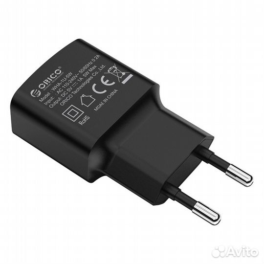 Зарядное устройство сетевое USB Orico 5В, 1А, 5Вт