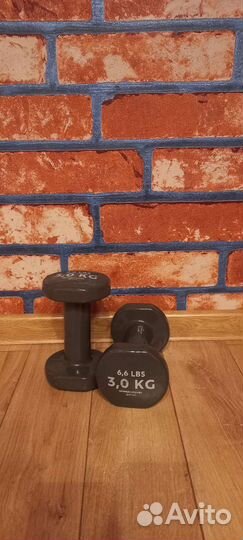 Гантели набором из декатлона