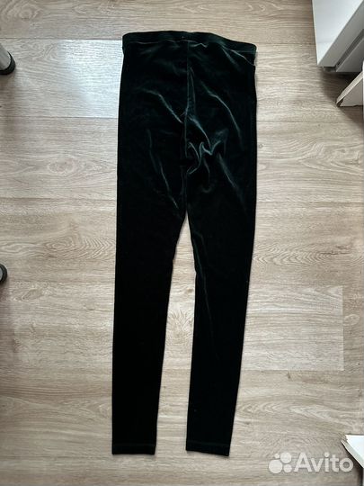 Леггинсы бархатные hm s