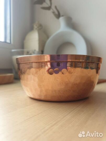 Медная чаша для васту