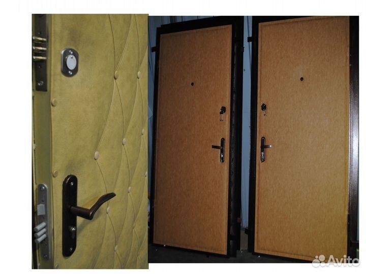 Дверь в квартиру с отделкой винил кожа